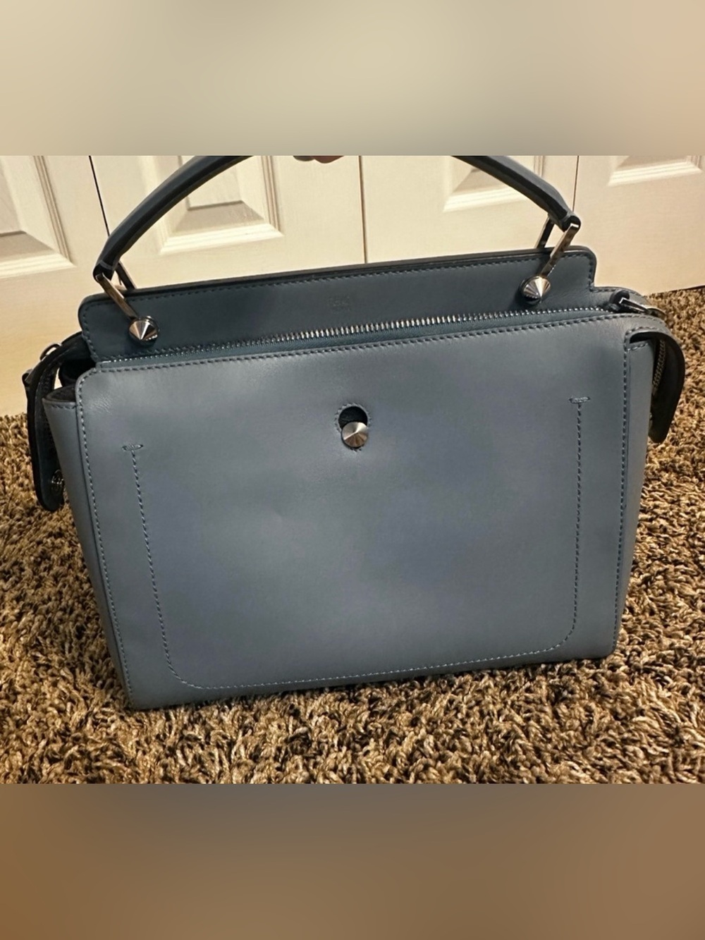 Fendi Dotcom in Slate Blue **Authentic**